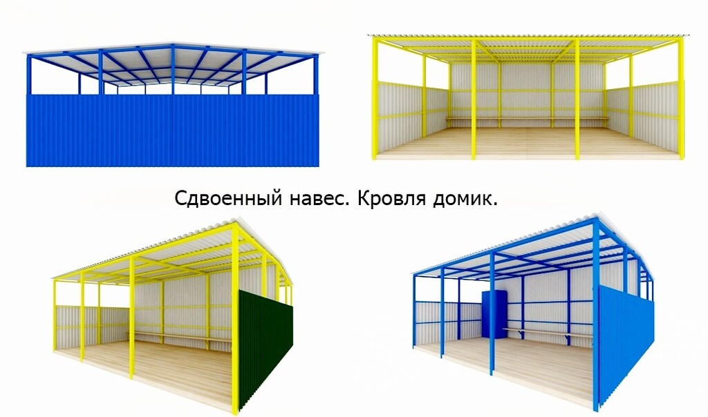 Проект теневого навеса для детского сада