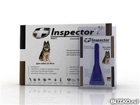 Капли Инспектор от внутренних и внешних паразитов для собак 25-40 кг