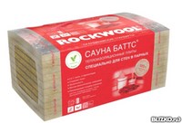 Утеплитель Rockwool/Роквул Сауна Баттс кашированный фольгой 4,8м2