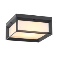 Уличный потолочный Светильник STLuce SL077.402.01 черный/белый LED 1x12W