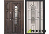 Входная металлическая дверь Tandoor Сорренто Securemme ясень кремовый