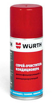 Спрей-очиститель кондиционера Wurth (150 мл)