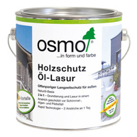 Защитное масло-лазурь для древесины с эффектом серебра Osmo Holzschutz Öl-L