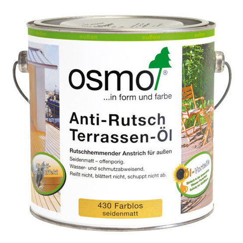 Масло для террас с антискользящим эффектом Osmo Hartwachs-Ol Anti-Rutsch