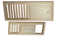 Вентиляционная решетка деревянная для бани