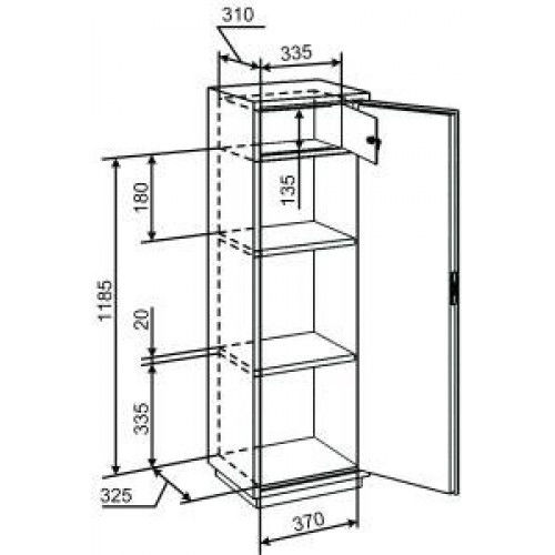 Чертеж сейфа для документов