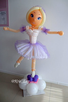 Фигура из воздушных шаров Балерина "София" 1,5 м с доставкой