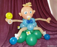 Фигура из воздушных шаров "Малыш" с доставкой