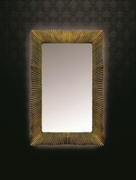 Зеркало прямоугольное, с подсветкой, антика патина, 80*120