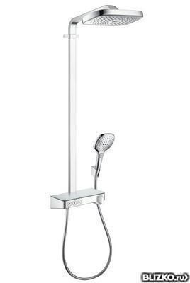 Душевая система Showerpipe Raindance HG Select Push 300x190 3jet