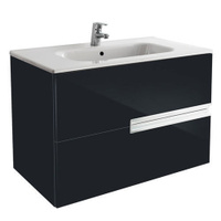 Тумба с раковиной Roca Victoria Nord Black Edition тумба 78x55 ZRU9000097