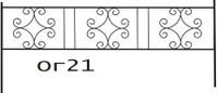Оградка № 21 металлическая сварная