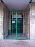 Дверь решетка металлическая