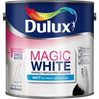 Краска Dulux magic white для потолков с индикатором, бриллиантовая белая