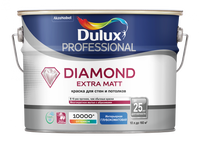 Краска Dulux trade diamond extra matt для внутренних работ, баз bw 10 л