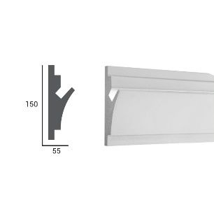 Карнизы для скрытой подсветки из полиуретана