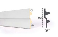 KF 709 (2,44м) Карниз для скрытой подсветки