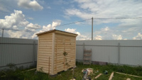 Душ летний и туалет совмещенный для дачи 1х2 метра