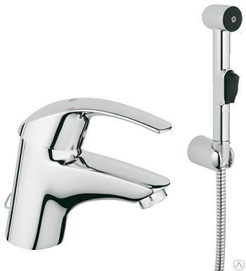 Grohe Смеситель для раковины Eurosmart с гигиеническим душем 33462001