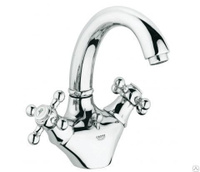 Смеситель для раковины двухручковый Sinfonia 21014000 Grohe