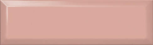 Керамическая плитка 8,5х28,5 Аккорд розовый светлый грань