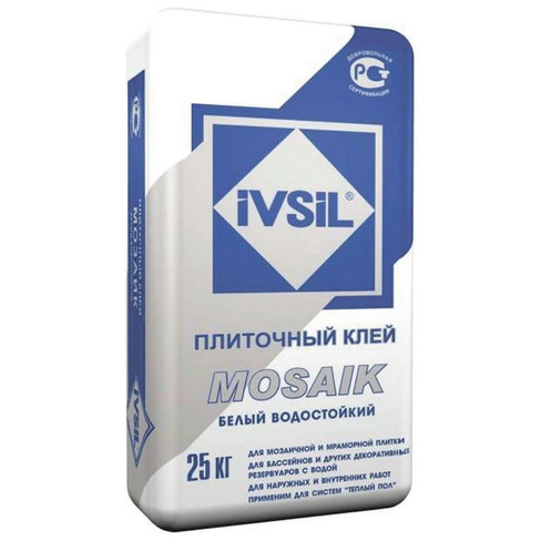 Клей плиточный IVSIL MOSAIK 25 кг