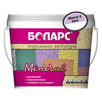 Штукатурка силиконовая БОЛАРС Mineral - S BARK - S 25 кг