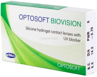 Контактные линзы Optosoft Biovision 6 линз OPTOSOFT