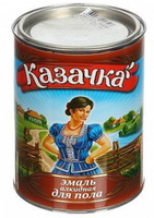 Эмаль КАЗАЧКА ПФ-266 0,9кг жел-коричневая 13616