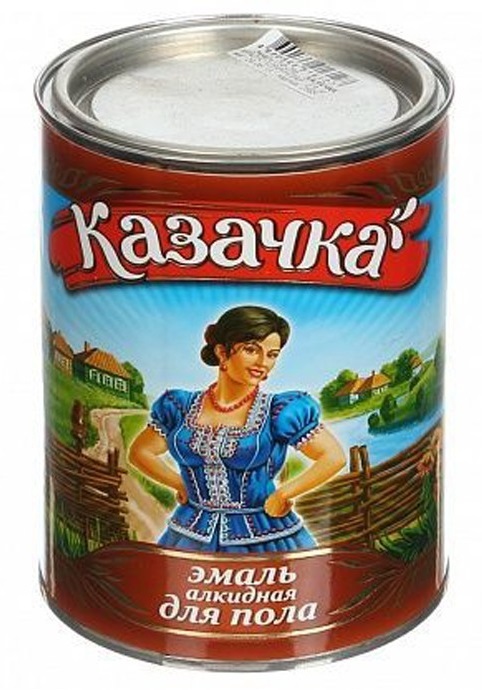 Эмаль КАЗАЧКА ПФ-266 0,9кг красно-коричневая 13618 от компании Молоток ...