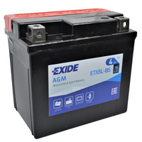 АКБ 4Ач "EXIDE AGM ETX5L-BS" О.П. 113х70х105