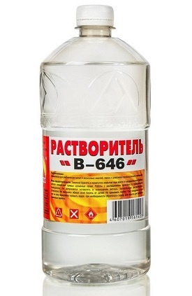 Растворитель 646 ВЕРШИНА 1,0л