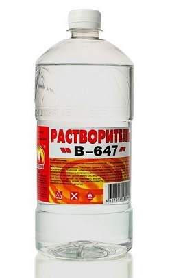 Растворитель 647 ВЕРШИНА 1,0л