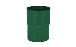 Соединитель трубы AquaSystem Pural d100 мм RAL 6005 Зеленый