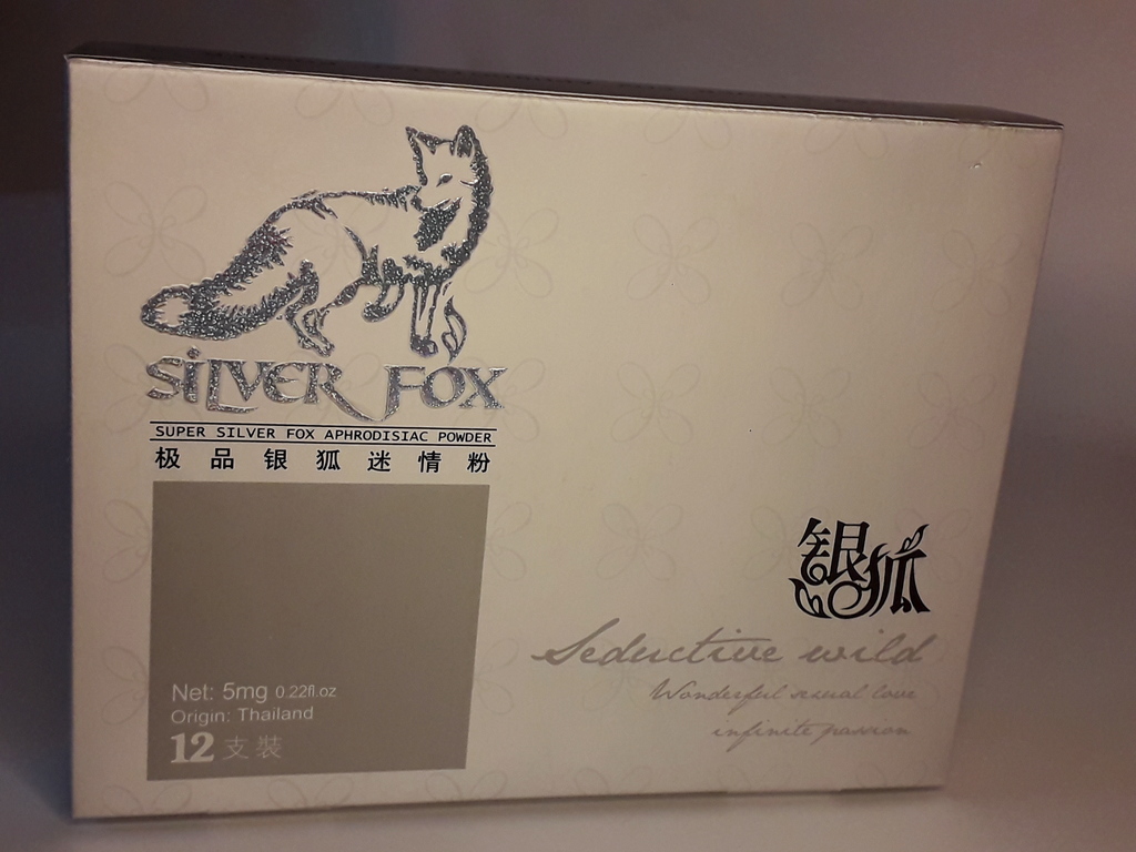 Возбудитель женский Серебряная Лиса Silver Fox жидкость капли 12 шт/уп.