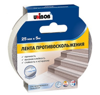 Лента противоскользящая UNIBOB 25х5м 54804