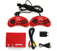 Приставка Sega+Dendy Hamy 4 350-in-1 Classic Red