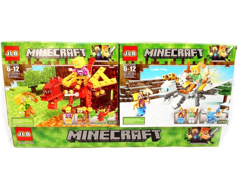 Конструктор MINECRAFT 3D109-1 2в1 (88 дет.)