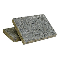 Фибролитовая плита NE400 2400*600*35мм, S=1,44м², 1 сорт, серый цемент