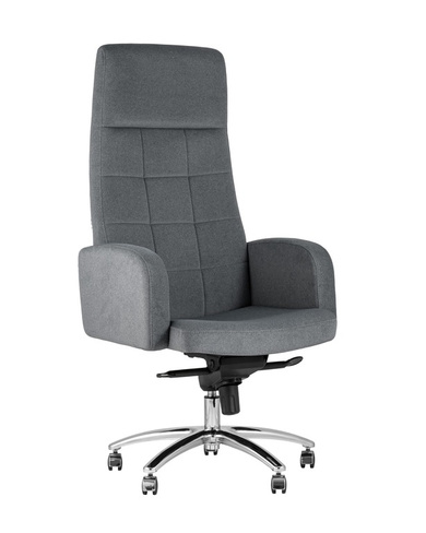 Кресло руководителя Лестер микровелюр темно-серый Компьютерное кресло Stool
