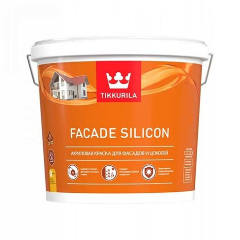 Акриловая краска для фасадов и цоколей Tikkurila Facade Silicon
