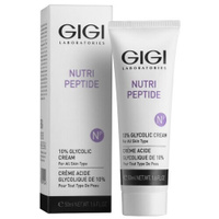 Gigi Nutri Peptide 10% Glycolic Cream Крем ночной с 10% гликолиевой кислотой для всех типов кожи, 50 мл