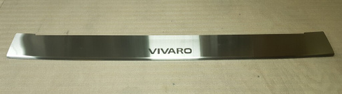 Накладка на задний бампер с загибом Премиум Nataniko Opel Vivaro 2006-2015