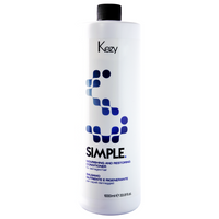 KEZY Simple Бальзам питательный восстанавливающий для поврежденных волос с протеинами и каротином, 1000 мл