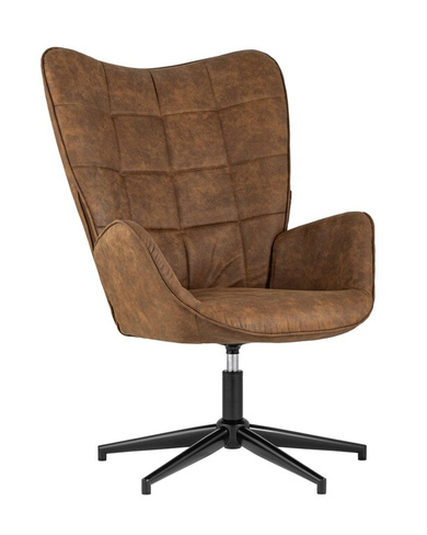 Кресло Ирис вращающееся коричневое Stool Group Ирис вращающееся коричневое