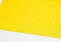 Сотовый поликарбонат 4 мм желтый