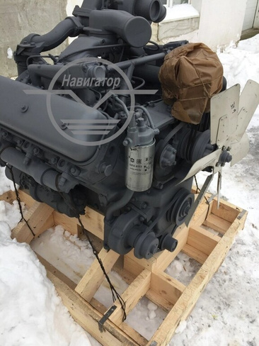 Двигатель проектной сборки с КПП и сцеплением 3-комплектации ЯМЗ 236НЕ2-10000190 Собственное производство