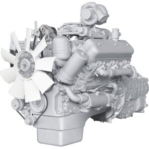 Двигатель проектная сборка ЯМЗ-236БЕ без КПП и сцепления 250 л. с. 236БЕ-1000186 Собственное производство