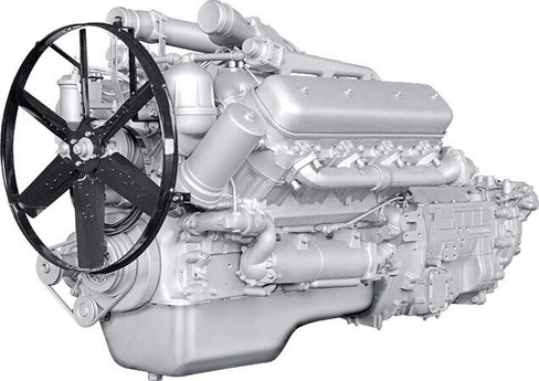 Двигатель Автодизель ЯМЗ без КПП и сцепления 1 комплектации для а/м МАЗ, КРАЗ, Полесье 238ДЕ-1000187