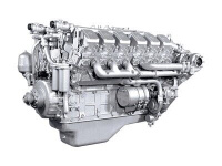 Двигатель без КПП и сцепления основной комплектации с инд. ГБЦ БЕЛАЗ 420 л. с. 240ПМ2-1000186 Автодизель